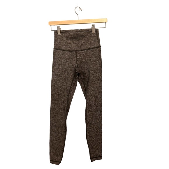 Lululemon Wunder Under Hi-Rise Tight *28" Heathered Black #4 - Picture 6 of 12